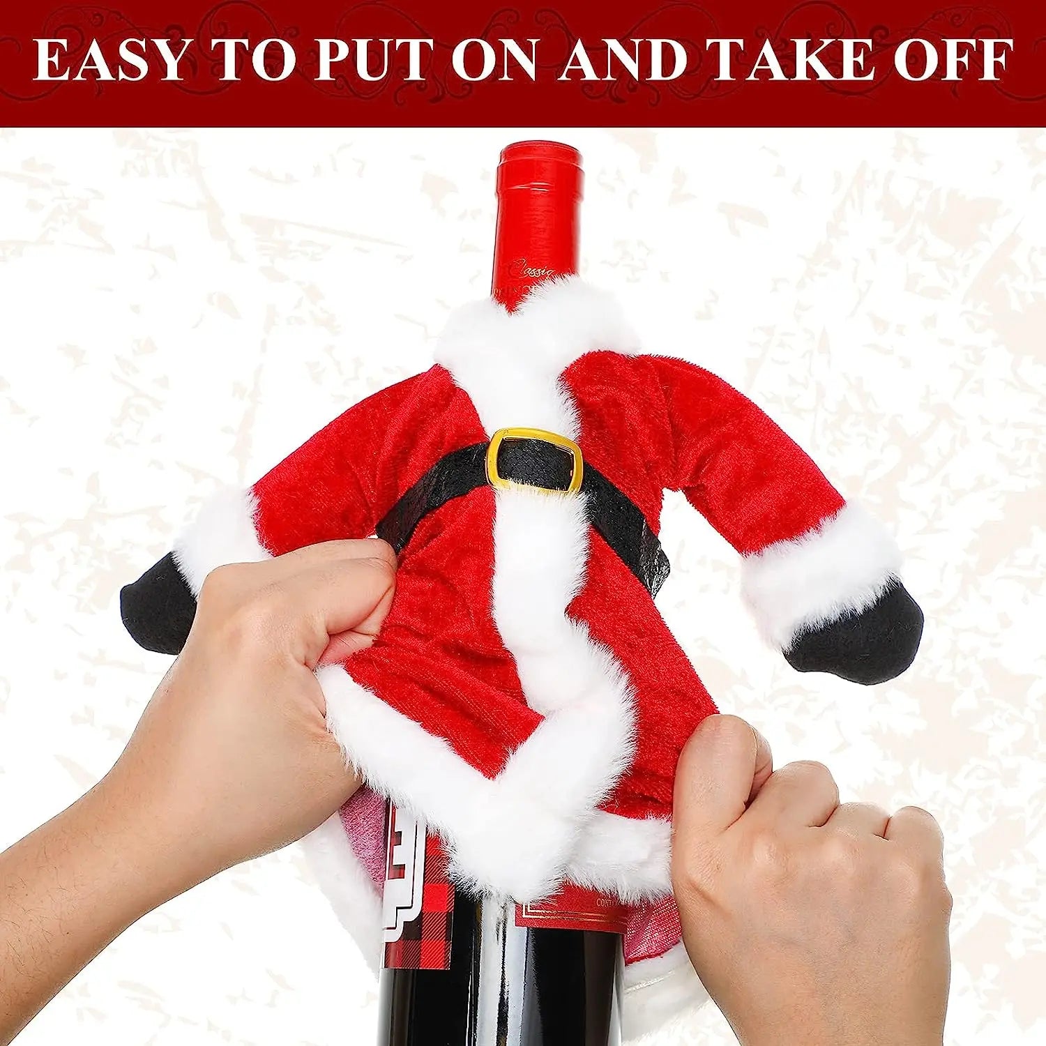 Christmas bottle costume